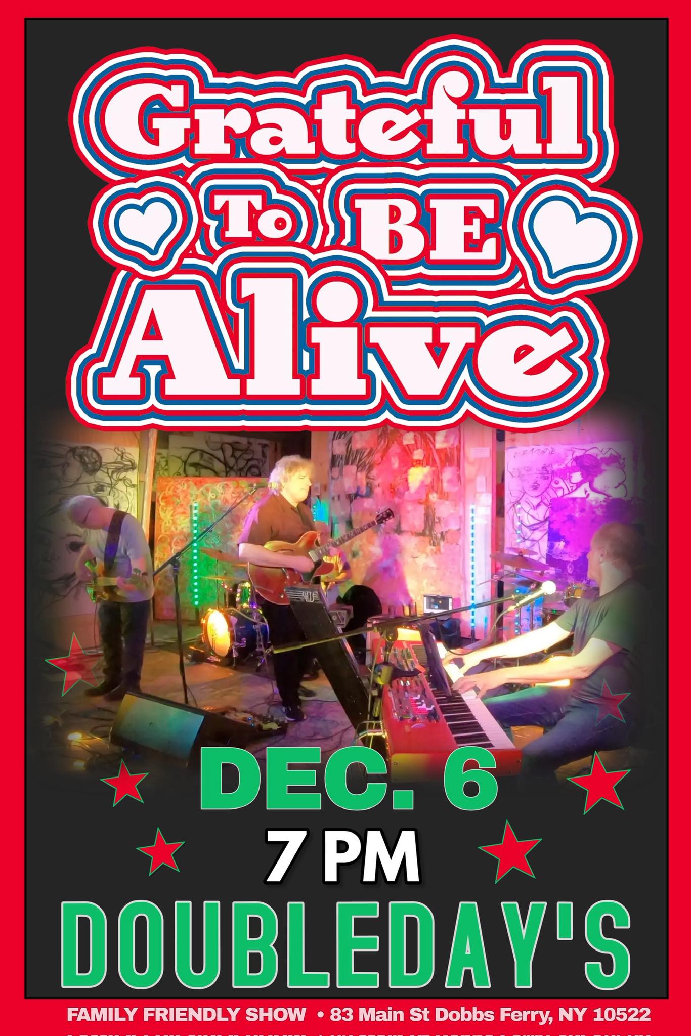 Grateful To Be Alive — Doubleday's Dec 6
